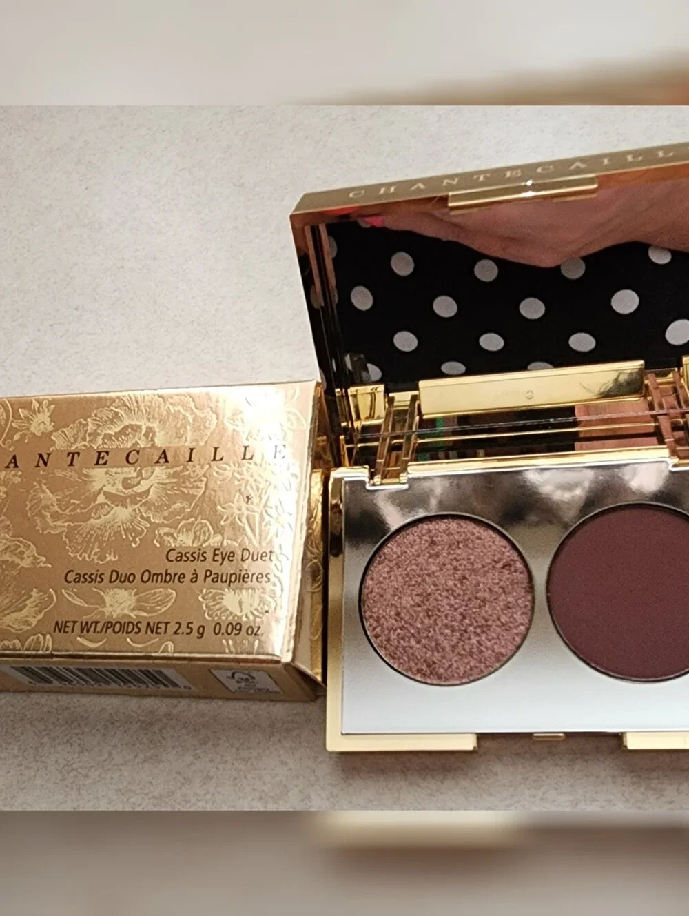 Chantecaille Gilded Garden Eye Duet in the shade Cassis NWT